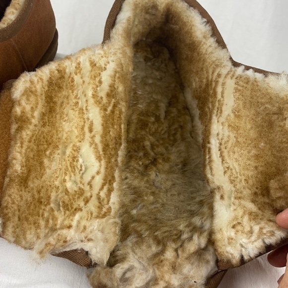 LAMO MEN’S SUEDE MERINO WOOL WRAP SLIPPER SIZE XL (11-12) - Picture 11 of 13